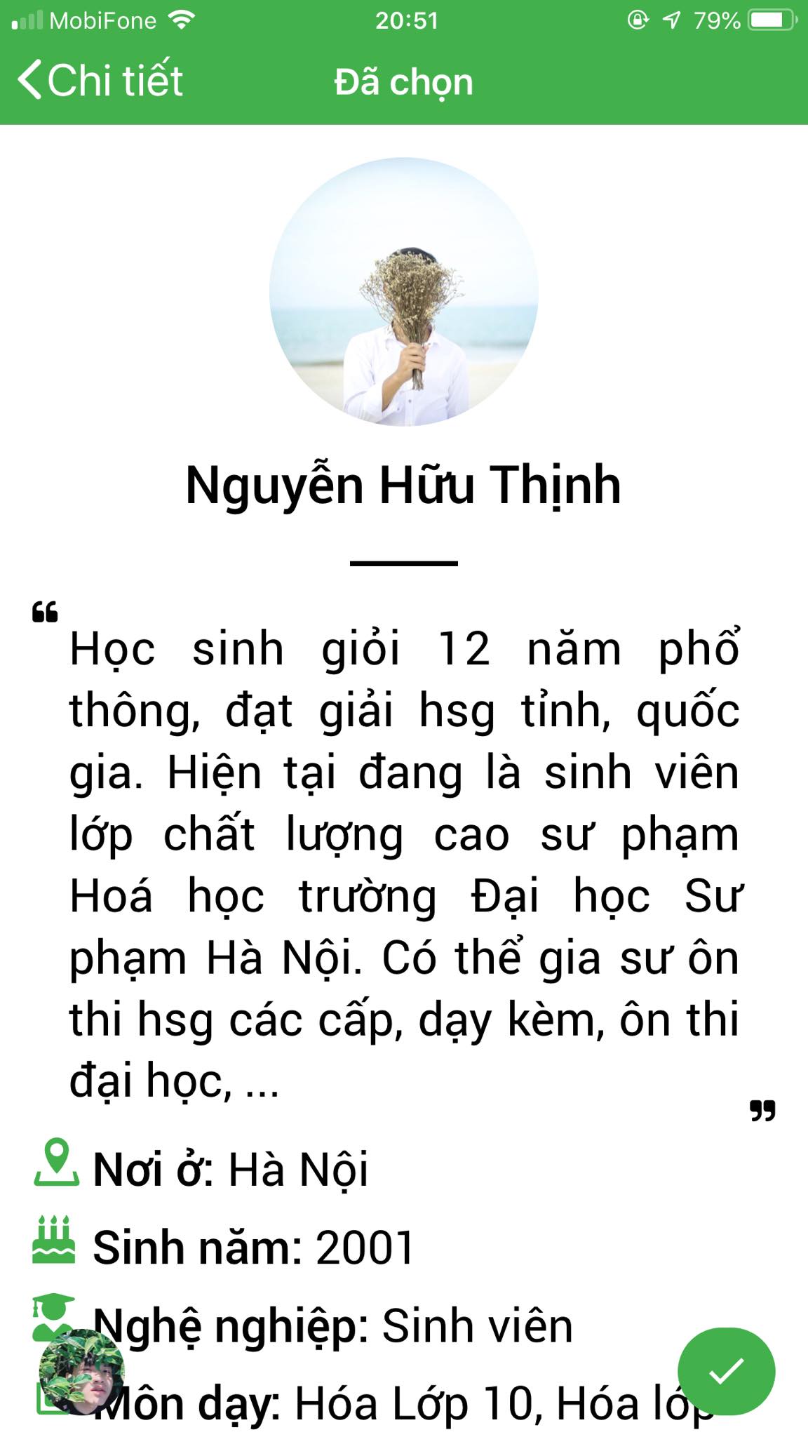 App Daykemtainha.vn Hóa lớp 8